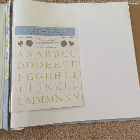 Scrapbook and Embellishments/Paper Bundle for Baby boy - Picture 8 of 11